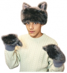 Костюм Волка мини (шапка, варежки)