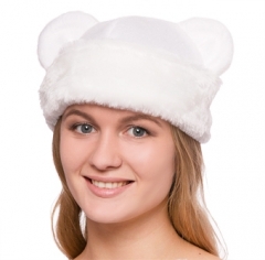 Карнавальная шапка Белый Медведь